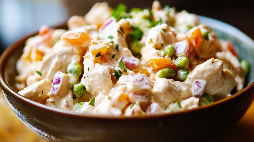Kremasta pileća salata